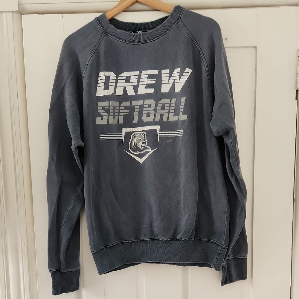DREW Softball Men's Navy Crewneck Sweater‎